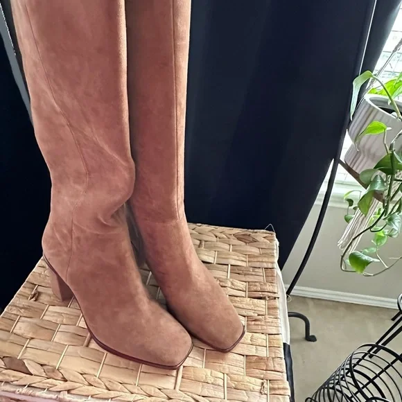 ANTONIO MELANI Brown Knee Boots - Picture 3 of 4